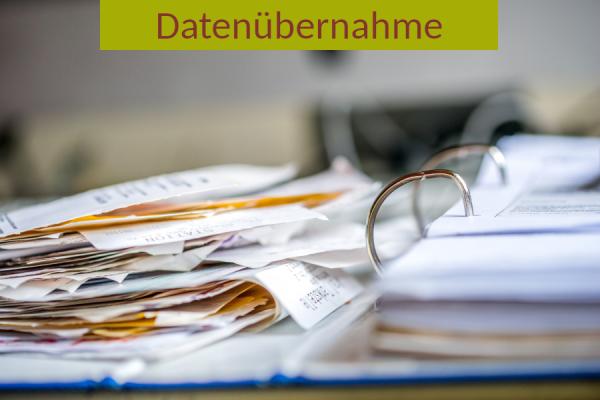 Datenübernahme aus einer Tabelle